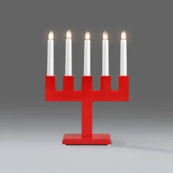 Adventsljusstake Gnosjö Konstsmide 5L Trä