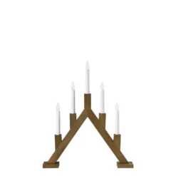 Adventsljusstake Markslöjd Bjurfors Träljusstake 5 Ljus