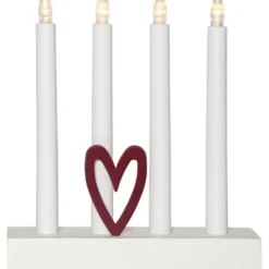 Adventsljusstake Star Trading Hilma 4 Ljus Batteridriven