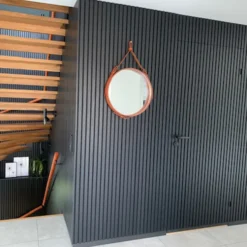 Akustikpanel Wood on wall Ek Svartlackad