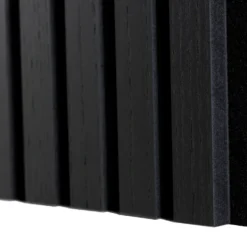 Akustikpanel Wood on wall Ek Svartlackad