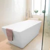 Badkar Bathlife Ideal Fristående Rakt Vit