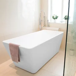 Badkar Bathlife Ideal Fristående Rakt Vit