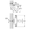 Badkarsblandare Grohe Grotherm 800 40 cc
