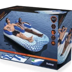 Badmadrass Bestway Hydro Force Indigo Wave Double Lounge 196 cm