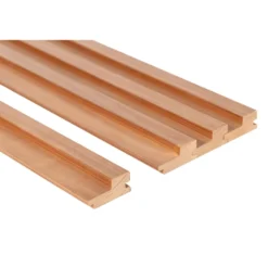 Bastupanel Sauna Sweden Termo Asp Trend Series STEP 27x64mm 4st/pkt