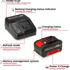 Batteri Einhell 4,0 Ah & Laddare