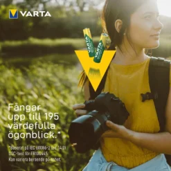 Batteri VARTA Laddningsbara Alkaliska AAA 1000 mAh 4-Pack