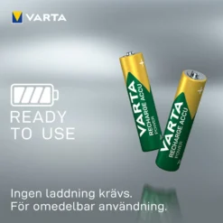 Batteri VARTA Laddningsbara Alkaliska AAA 1000 mAh 4-Pack