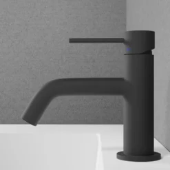 Blandarpaket Scandtap Takduschset Steel Pleasure 2 med Tvättställsblandare Voyage Coal