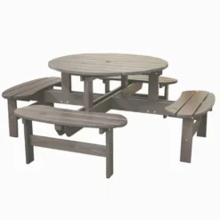 Bänkbord Baltic Garden Round Picknick