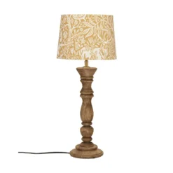 Bordsslampa PR Home Lodge Lampfot i Trä med Lampskärm