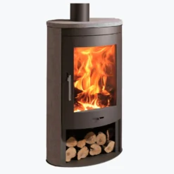 Braskamin Panadero Oval Inkl. Täljsten EcoDesign Fristående 8,7kW