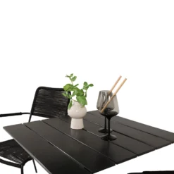 Cafégrupp Venture Home Coco med 2 Leon Karmstolar