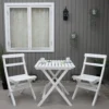 Caféset Baltic Garden Wilma Bord med 2 Knohult Stolar