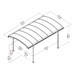 Carport gop Vitoria 15 m2