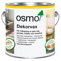 Dekorvax Osmo Transparent Ebenholts0,125 liter