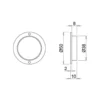 Dimmer Beslag Design Capsens On/Off