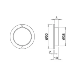 Dimmer Beslag Design Capsens On/Off