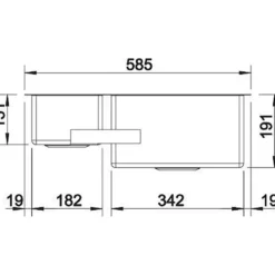 Diskho Blanco Claron 340/180 InfinoHöger