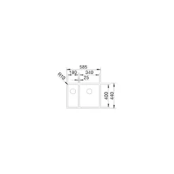 Diskho Blanco Claron 340/180 InfinoHöger