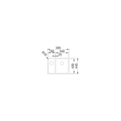 Diskho Blanco Claron 340/180 InfinoHöger