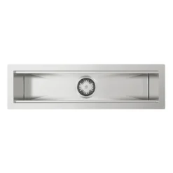 Diskho DecoSteel Manhattan 700 Rostfri Enkel med Korgventil & Vattenlås