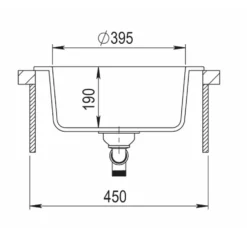 Diskho Lavabo Saturn Ø50,5