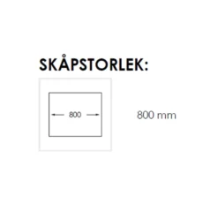 Diskho Nordic Tech Radius 700 B X Rostfri Enkel med Korgventil & Vattenlås