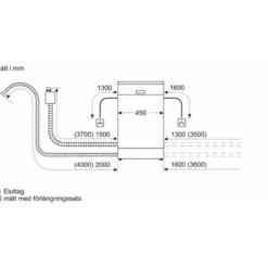 Diskmaskin Siemens SR65ZX22ME iQ500 Integrerad 45 cm