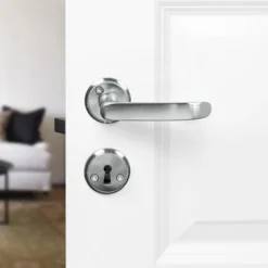 Dörrhandtag Beslag Design Hven Mattborstad Krom