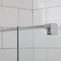Duschdörr Bathlife Mångsidig Rak Vägg + Rak Dörr Mellan Vägg
