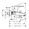 Dusch- och Badkarsblandare Hansgrohe Focus 150 cc