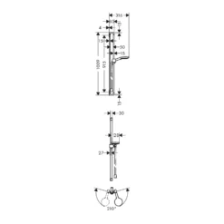Duschset Axor Citterio E 3jet