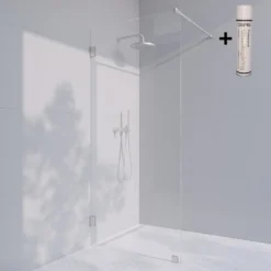 Duschvägg Invitrea Flair GH1 med Glasrengöring