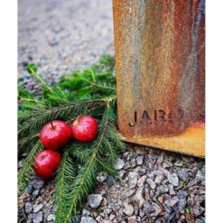 Eldfat Jabo Triangel Inkl Fat Corten 64x64x54 cm