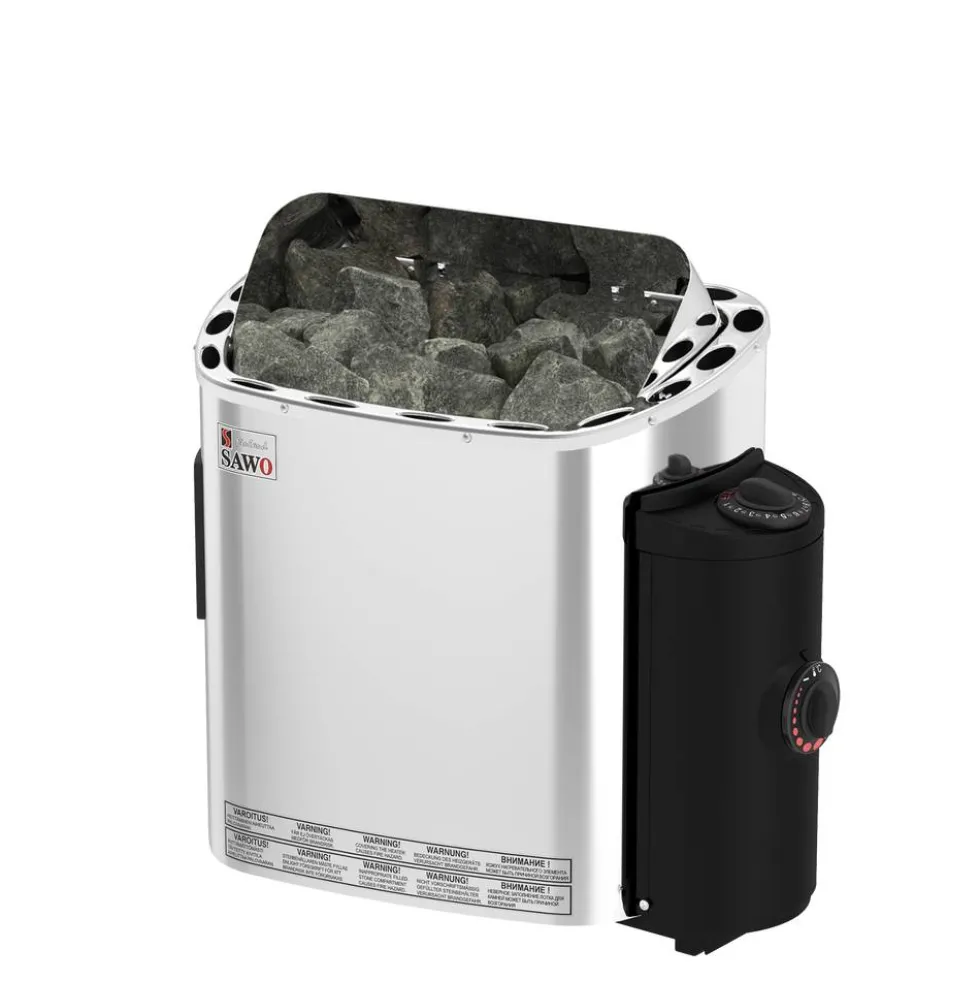 Elektriskt Bastuaggregat SAWO Rostfri Scandia 3P-1P