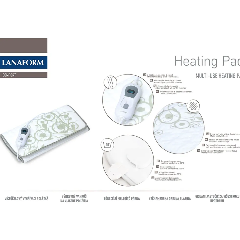 Elektrisk Värmedyna Lanaform Heating Pad