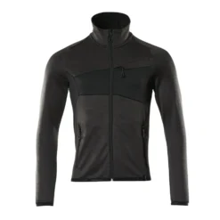 Fleecetröja med blixtlås Mascot Accelerate 18103-316Storlek: 4XL, Färg: Mörk Antracit/svart
