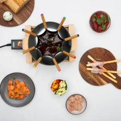 Fondueset Princess Pure Bamboo 1,5L 8 st Pinnar