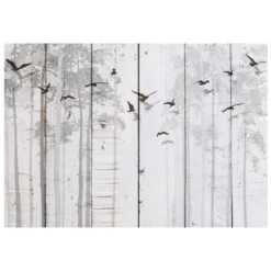 Fototapet Arkiio Birds On Boards100x70 cm