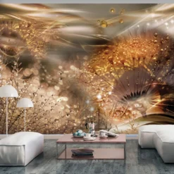 Fototapet Arkiio Dandelions' World Gold