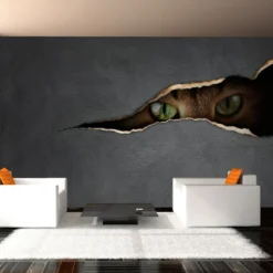 Fototapet Arkiio Kattens blick 450x270 cm