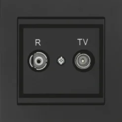 Fördelaruttag Malmbergs Optima Radio/Tv Svart