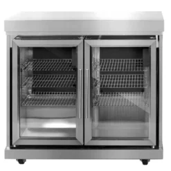 Fristående Kylskåp Myoutdoorkitchen Classic Line Stainless 304SS Modul med Dubbeldörrar