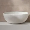 Fristående Tvättställ Miller Badrum Bowl Porslin Vit
