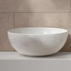 Fristående Tvättställ Miller Badrum Bowl Porslin Vit