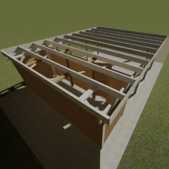 Förråd Palmako 10 m2 tillbehör till Carport Karl