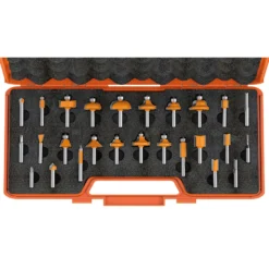 Frässet CMT Orange Tools 26 delar K8