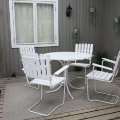 Fåtölj Baltic Garden Holm 4-packVit